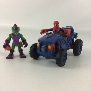 Marvel Amazing Spider-Man Zoom N Go Turbo Cruiser Vehicle Green Goblin Figures